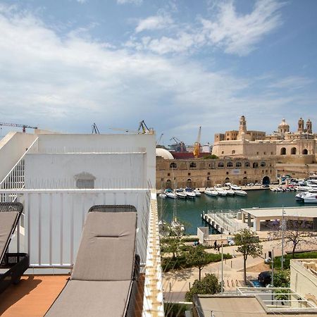 Traditional & Modern Maltese Townhouse - Rooftop Terrace And Sea Views, Close To Birgu Waterfront Cospicua Eksteriør bilde