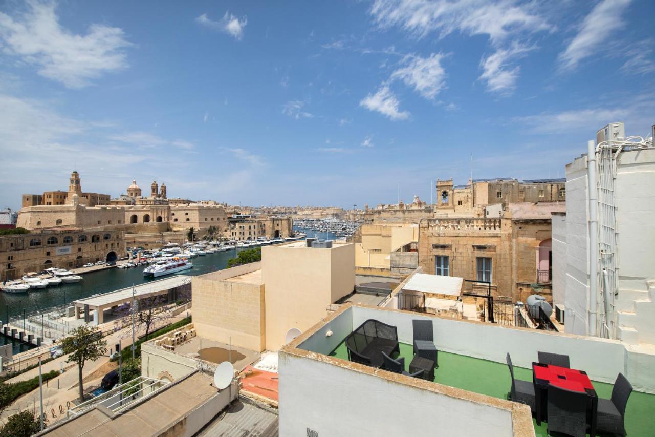Traditional & Modern Maltese Townhouse - Rooftop Terrace And Sea Views, Close To Birgu Waterfront Cospicua Eksteriør bilde