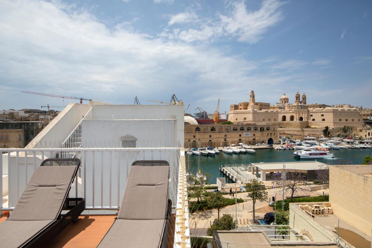 Traditional & Modern Maltese Townhouse - Rooftop Terrace And Sea Views, Close To Birgu Waterfront Cospicua Eksteriør bilde