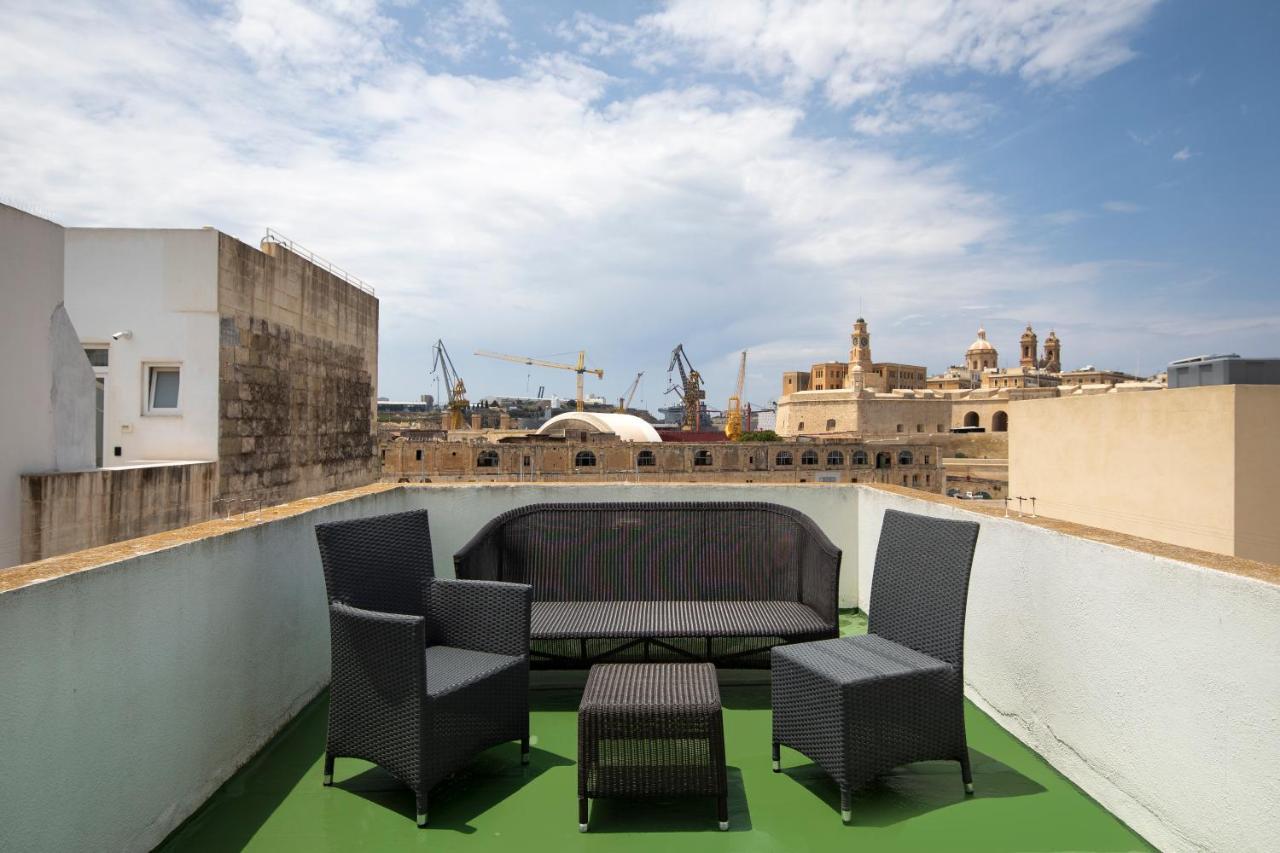 Traditional & Modern Maltese Townhouse - Rooftop Terrace And Sea Views, Close To Birgu Waterfront Cospicua Eksteriør bilde