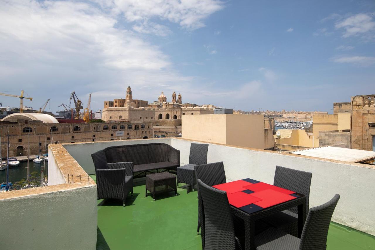 Traditional & Modern Maltese Townhouse - Rooftop Terrace And Sea Views, Close To Birgu Waterfront Cospicua Eksteriør bilde